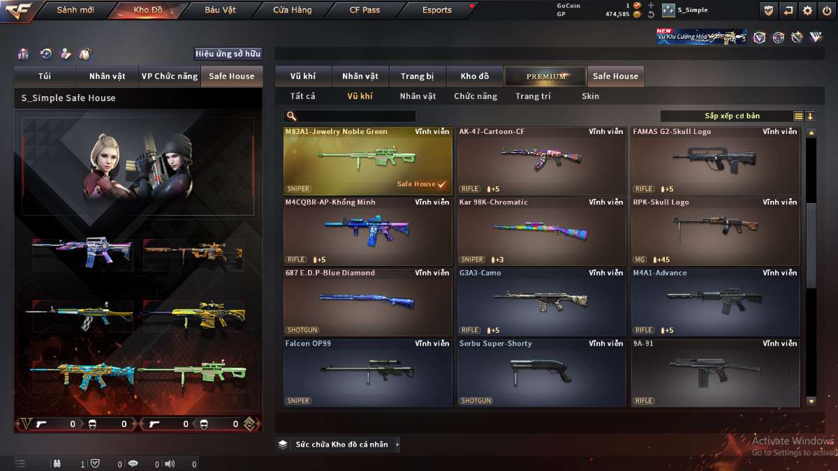 shop acc cf uy tin gia re